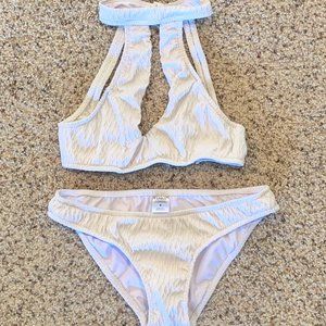 VENUS Keyhole Front White Bathing Suit